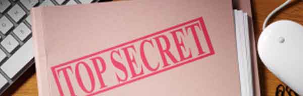 Top secret file folder