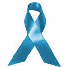 Blue support ribbon