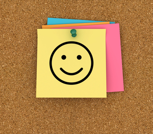 Smile Post-It Notes