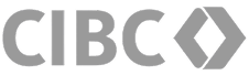 CIBC logo in grayscale