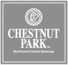 Chestnut Park Real Estate logo in grayscale
