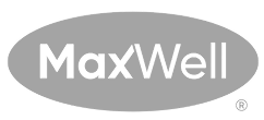 MaxWell Realty logo in grayscale