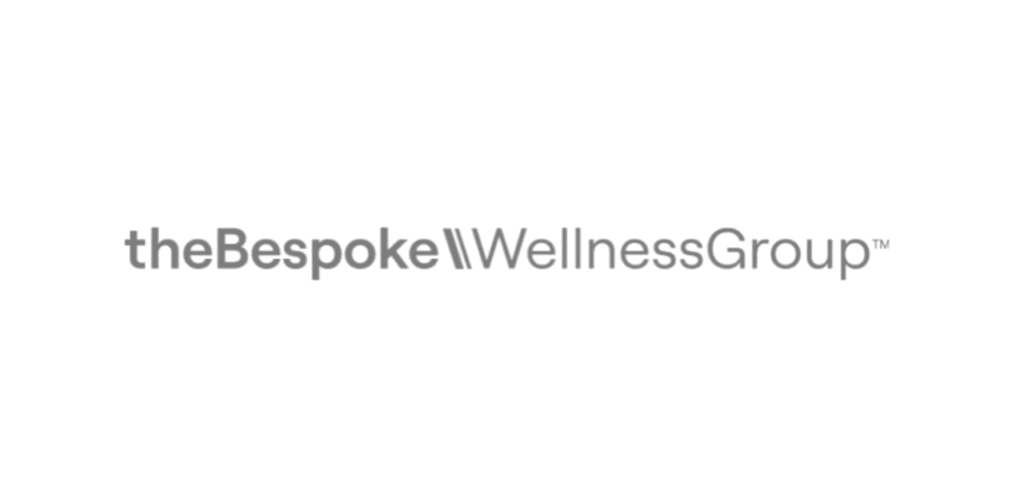 The Bespoke Wellness Group logo in grayscale